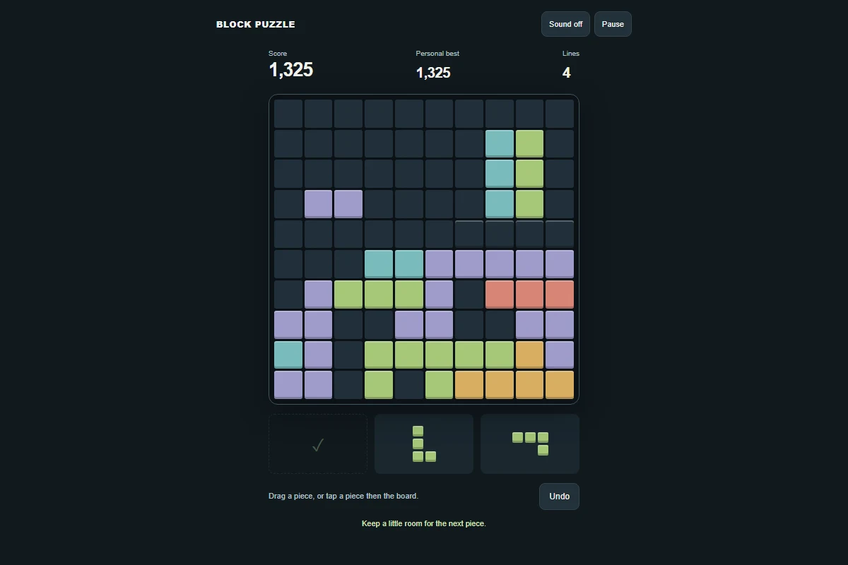 Block Puzzle gameplay